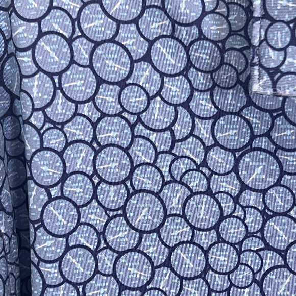 Peter Millar Blue Summer Comfort Speedometer Print Polo - Picture 7 of 15